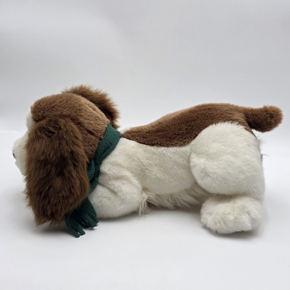 Gund Eddie Bauer Puppy Dog 15" White Brown Black Stuffed Animal Plush Toy - Picture 3 of 9